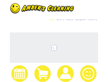 Tablet Screenshot of amberscleaning.com